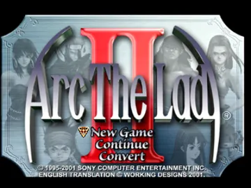 Arc the Lad 2 (JP) screen shot title